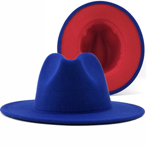 Chrissy Fedora Hat (Blue)